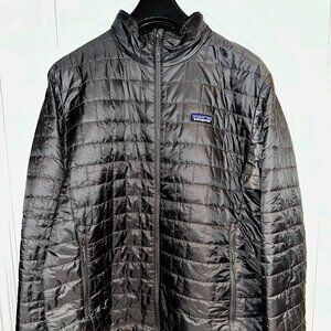 Men’s Patagonia Nano Puff Insulated Jacket in Forge Grey, size XL.
